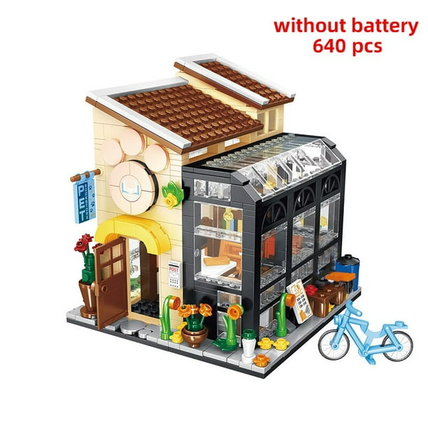  Ottima Juego de edificios de cafetera vintage, modelo modular  de casa con vista de calle para niños y niñas, regalo no compatible con  Lego Architecture Creator, 663 piezas : Juguetes y