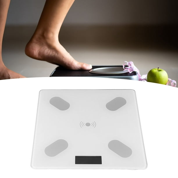 Báscula corporal, báscula de peso digital para personas Báscula de grasa  corporal recargable por USB Báscula digital de peso para personas  Funcionalidad de alta precisión