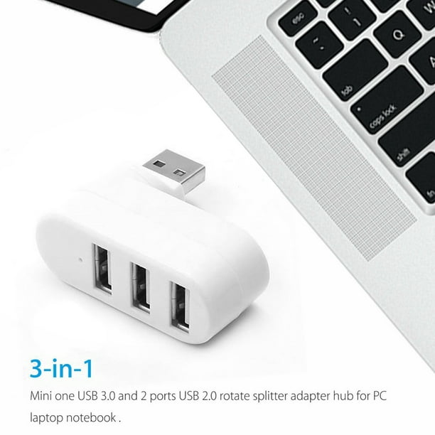 Hub USB 3.0 de 4 puertos Hub USB Adaptadores divisores tipo C de alta  velocidad para PC Accesorios de computadora HUB multipuerto 4 puertos USB  3.0 2.0 para computadora portátil – Los