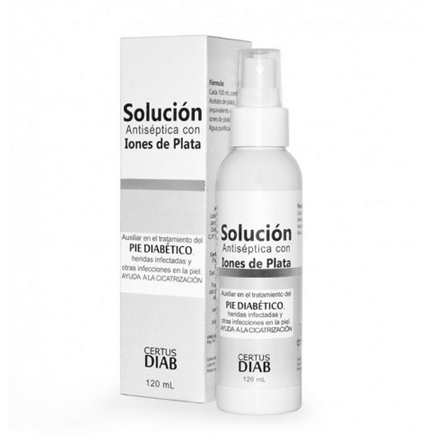 Solución Antiséptica con Iones de Plata Certus Diab Piel Diabética y Sensible Walmart en línea Solución Antiséptica con Iones de Plata Certus Diab Piel Diabética y Sensible Walmart en línea
