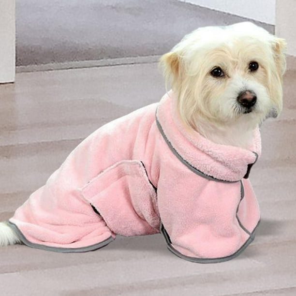 Toalla para perros, batas para perros, pijamas de secado rápido, portátil,  ajustable, súper absorben Yinane Albornoz para perros