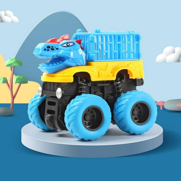 Camión de transporte de dinosaurio creativo, coche de dinosaurio