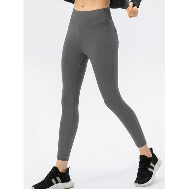 Leggings deportivos para mujer con ropa deportiva ajustada de bolsillo para  correr yoga Labymos pantalones de mujer