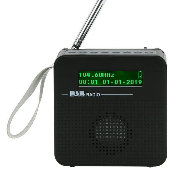 Radio digital portátil Bluetooth FM Radio con DAB/DAB para caminar