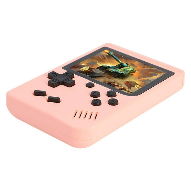 Consola de videojuegos retro 500 en 1 Reproductor de juegos de mano  portátil de bolsillo para TV Consola de juegos AV Out Mini reproductor de  mano