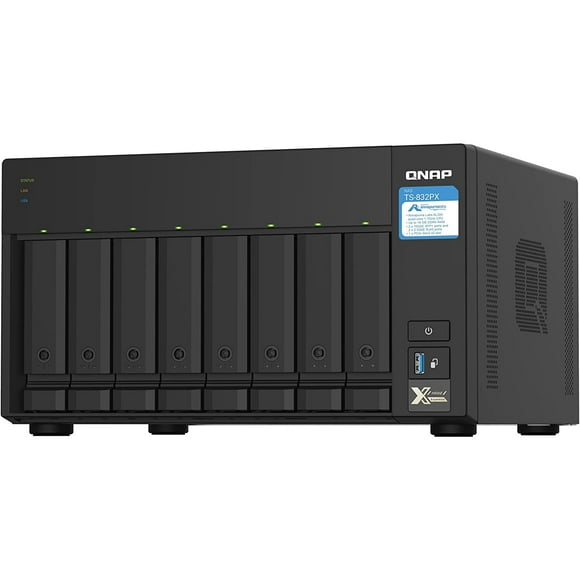 sistema almacenamiento nas qnap alta capacidad ts832px4g qnap ts832px4g