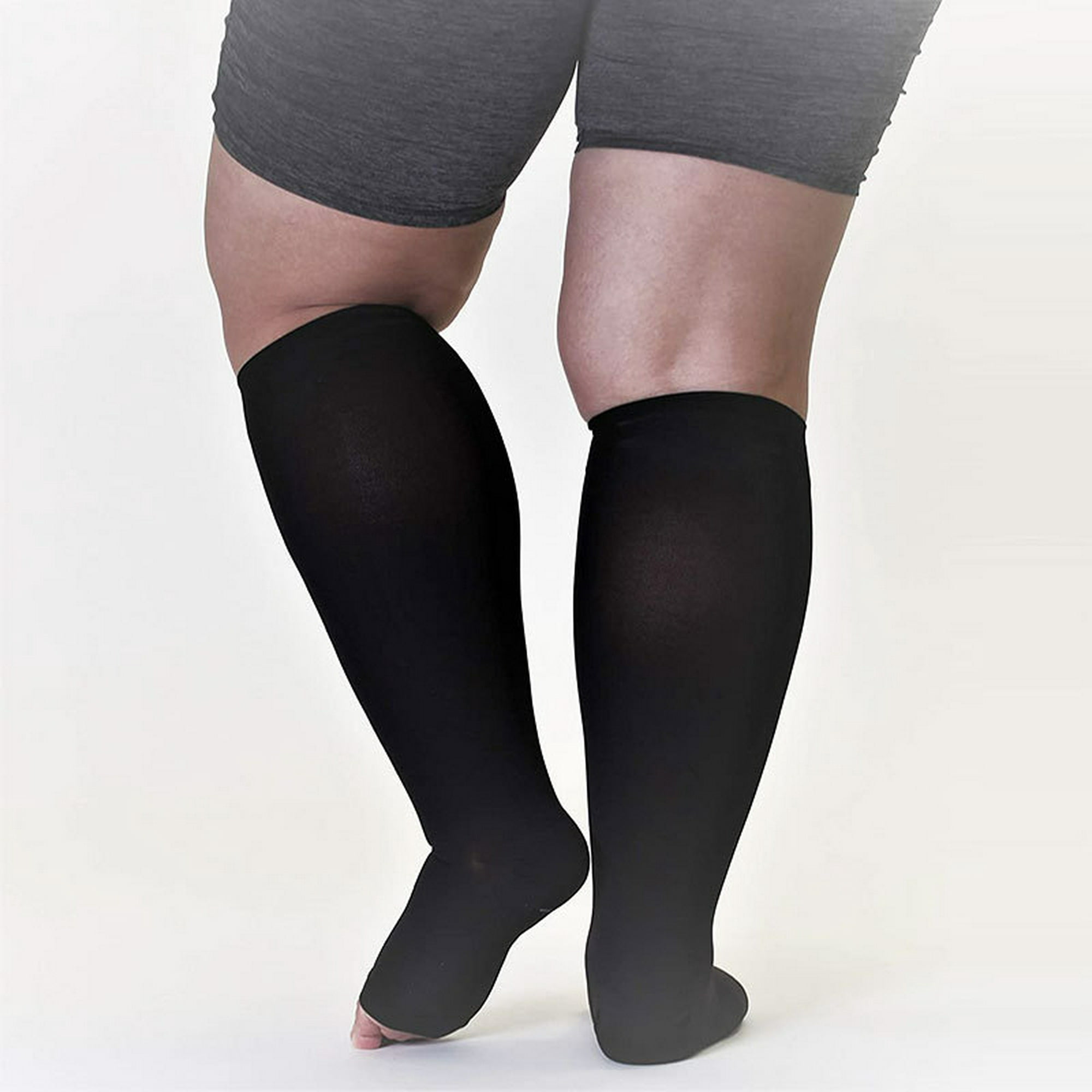 3x Calcetines de compresión Medias Mujer Hombre Hasta la rodilla Médica  S/M-X/XL