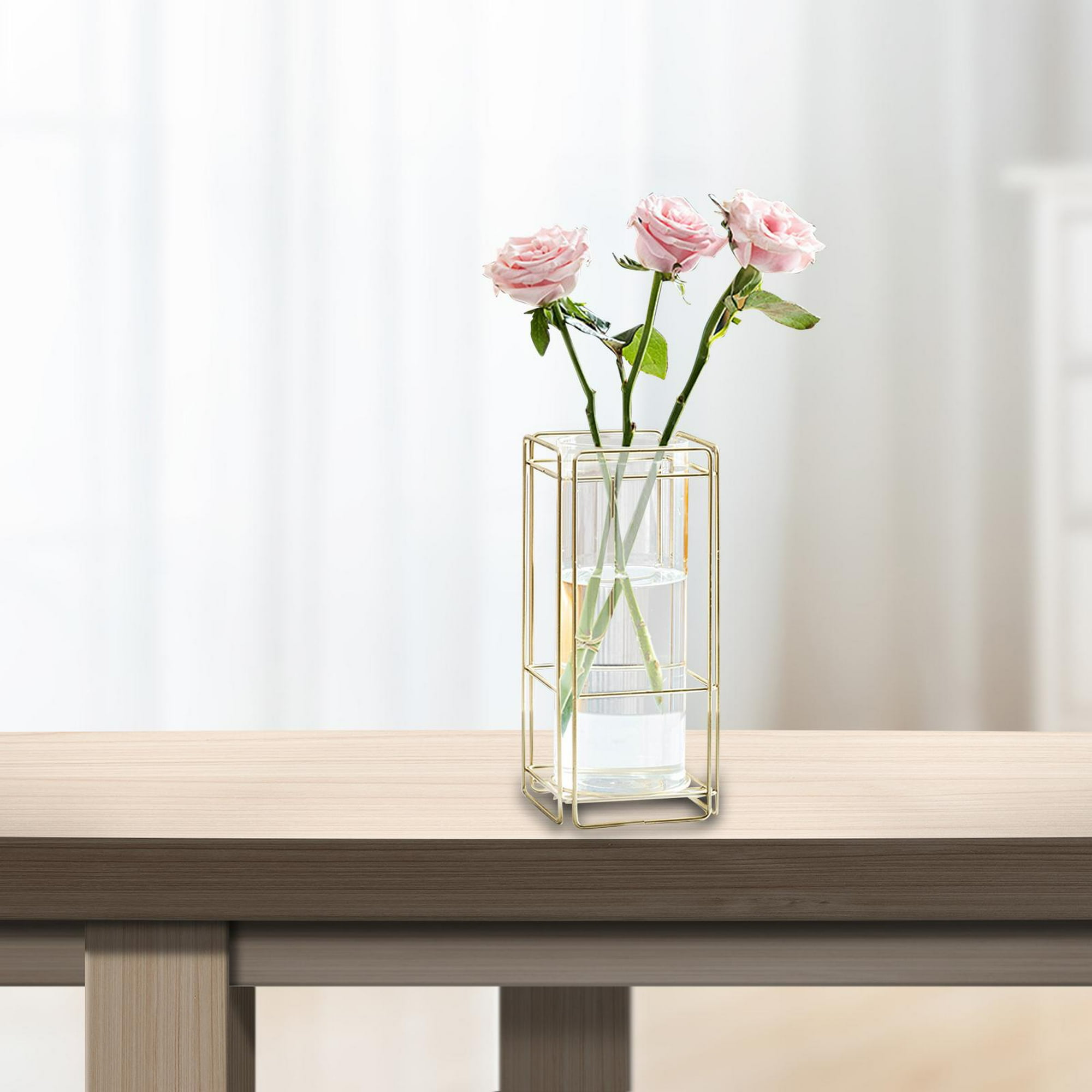 Florero, hidroponía, simplicidad blanca, creatividad, mesa de comedor de  lujo ligera, mesa de salón, oficin…