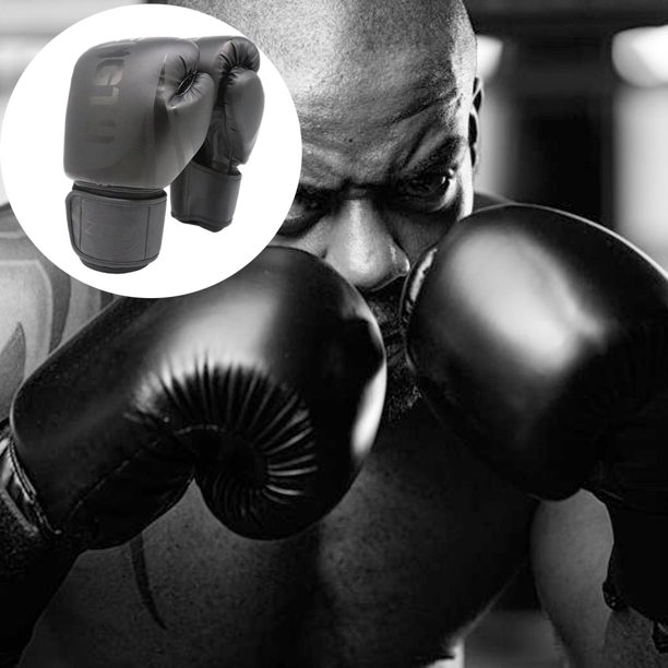 Guantes de boxeo, guantes de entrenamiento de lucha de 12 onzas, para  sparring, kickboxing, lucha, sacos de boxeo, guantes de entrenamiento,  cuero de