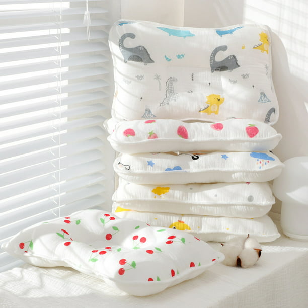Almohadas para niños pequeños para dormir, almohada para niños con funda de  almohada de 14 x 19 pulgadas, almohada pequeña de Tavel para preescolar