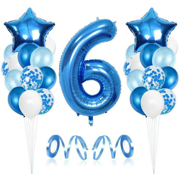 Inteprter Juego de globos de cumpleaños Globo de aluminio 1-8 años