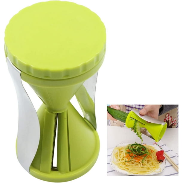 Cocina y hogar›Cuchillos y utensilios de cocina›Ralladores Espiralizador de  verduras Espiralizador - Espiralizador manual multifunción para espaguetis