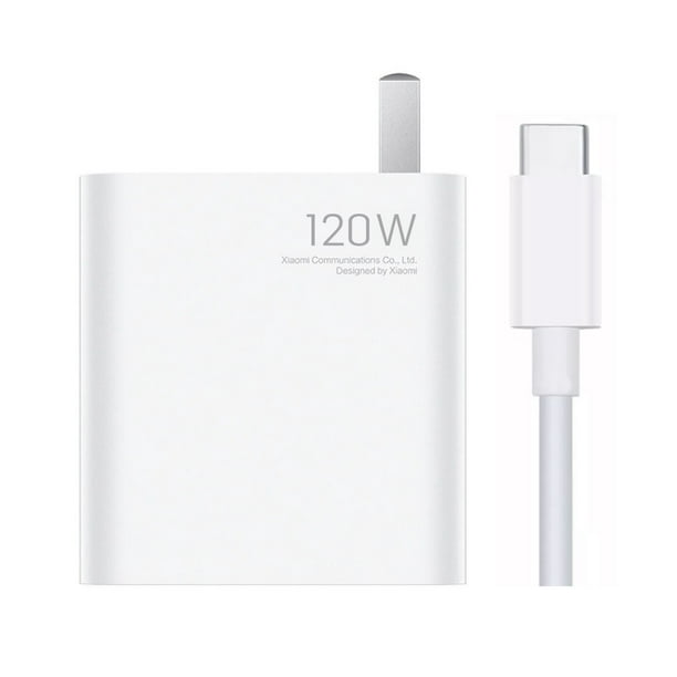 Xiaomi charging combo 120w cargador rapido usb-a + cable de datos usb-c  blanco mdy-13-ee, CXI120CC, Accesorios