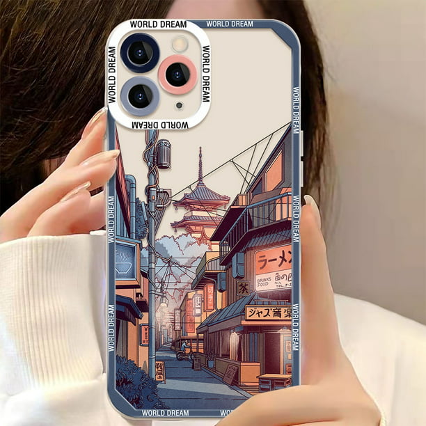 Case For Xiaomi Redmi Note 12 Pro 11 10 9 8 10A 10C Poco X5 Pro 5G X4 X3  X4GT Mi 11T 12T Lite Japanese Anime House Scenery Cover xuanjing unisex