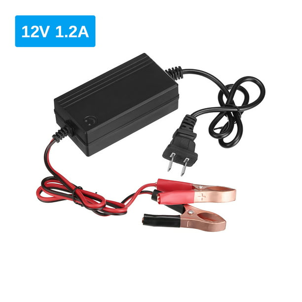 Cargador de batería de coche, 12v / 24v Nivel 3 Cargador de batería de  goteo automático Mantenedor de cargador de batería inteligente con pantalla  LCD para más tipos de baterías
