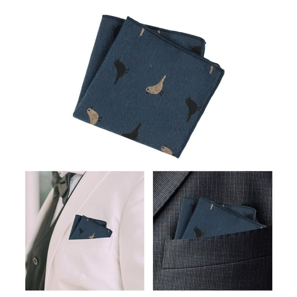 6 s de algodón para hombre, s cuadrados de bolsillo de 40 cm, clásico de  primera calidad para fiesta informal, celebración de Yuyangstore pañuelos