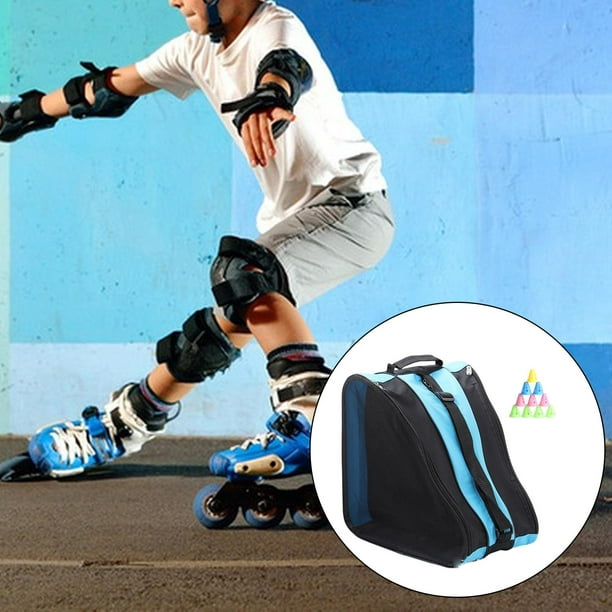 Bolsa para patines de y en línea, bolsa de almacenamiento grande para  patines de , patines de ruedas, patines en línea para y adultos Azul  DYNWAVEMX Almacenamiento de patines