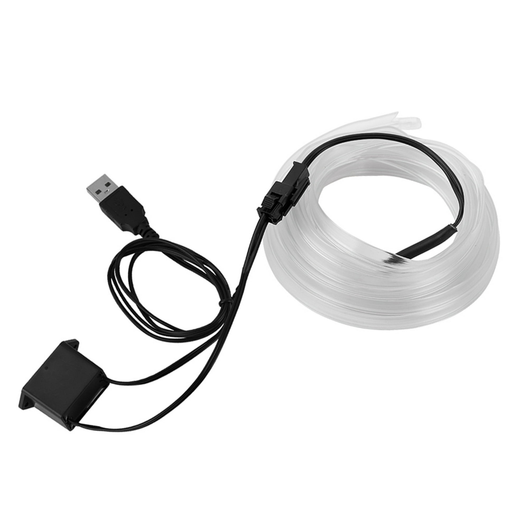 Scienceny Tiras de LED para coche, lámpara de ambiente para decoración de  coche, 12V, cuerda de alambre Flexible de neón EL, luz LED para Interior de  Automoción decorativa y accesorios azul Scienceny