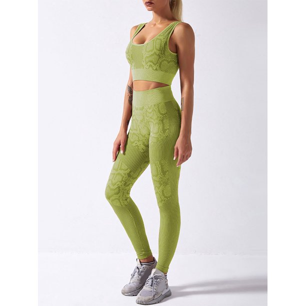 Conjunto de sujetador deportivo y leggings