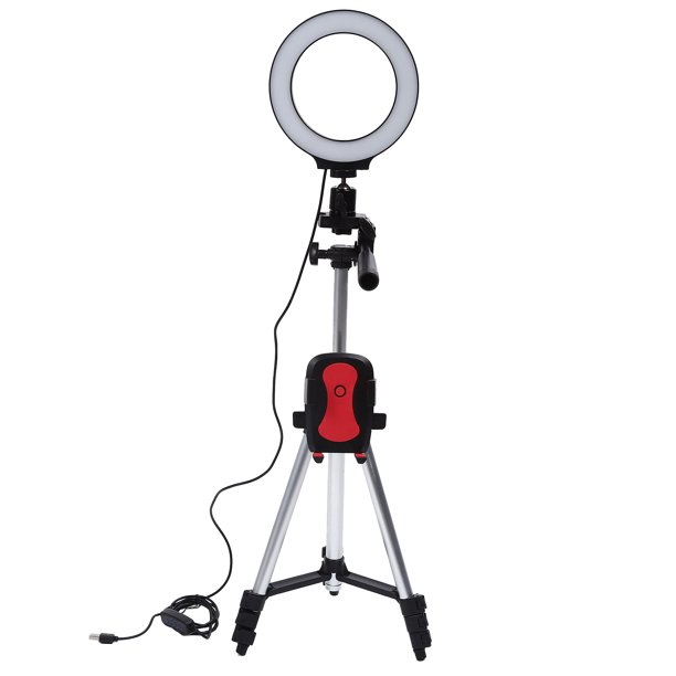 Selfie Ring Light, LED Camera Ring Light USB Con Soporte Para Teléfono Para  Maquillaje ANGGREK Otros