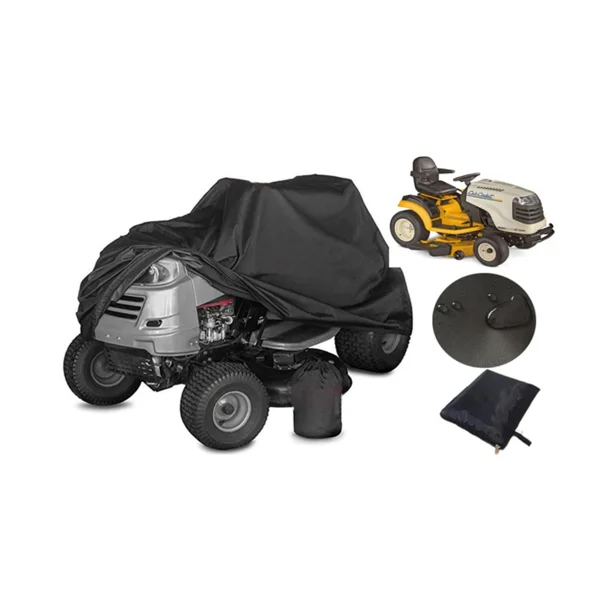 Funda Impermeable Para Cortacésped - 195x108x66 Cm, Oxford 210D, Con Cordón Y Bolsa