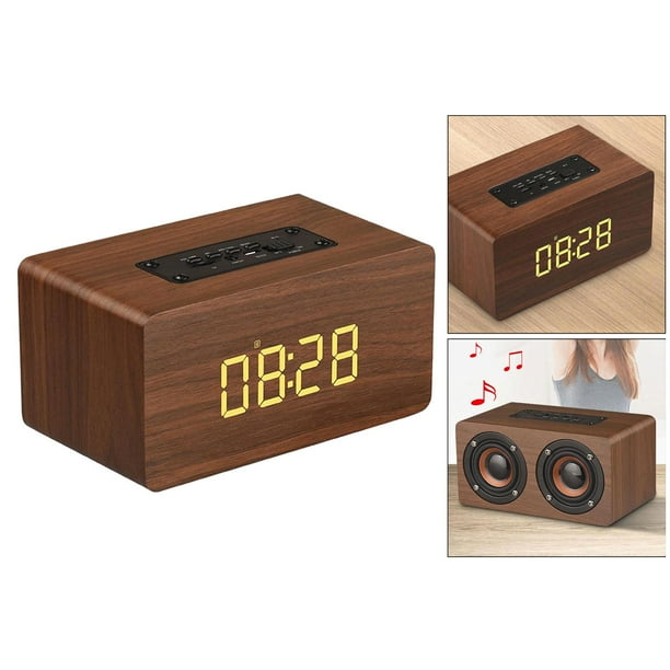 Mini altavoz inalámbrico Retro con Bluetooth, Radio FM, interfaz USB  portátil, altavoces de decoración clásica, reproductor