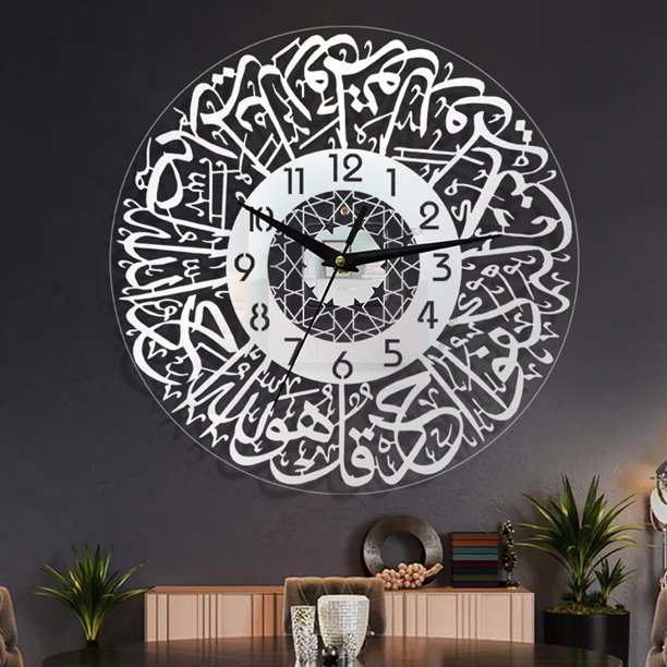 Reloj de pared grande para decoración de sala de estar, relojes grandes  silenciosos de lujo que no hacen tictac, reloj de pared moderno decorativo  BLESIY Reloj de pared