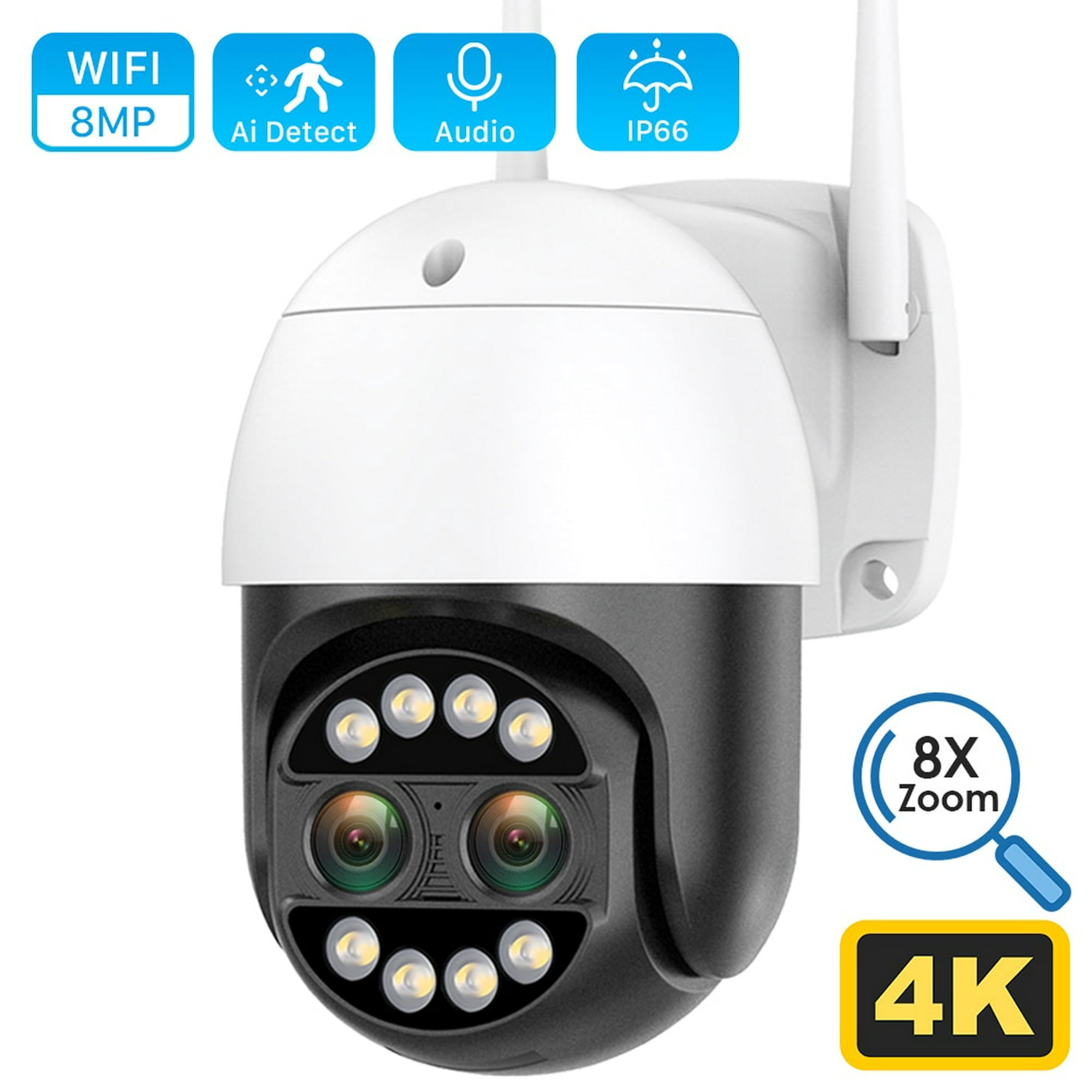  Tp-Link Tapo C310 - Cámara de seguridad para exteriores Wi-Fi  de 3 MP de alta definición, sirena incorporada con visión nocturna, audio  de 2 vías, almacenamiento SD (blanco) : Electrónica