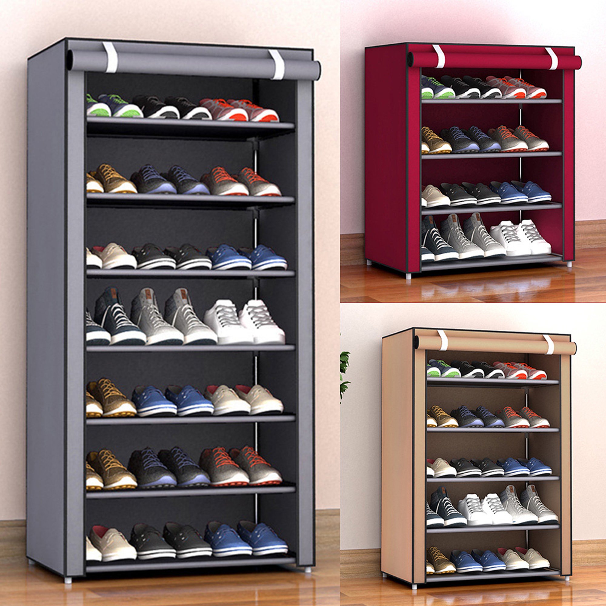 Estante para zapatos Organizador de estante para almacenamiento de zapatos  de múltiples capas Soport Scienceny HA003465-03