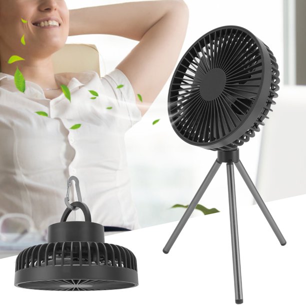 Ventilador Portatil con Tripode Flexible Recargable