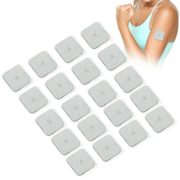 10pcs Almohadillas de electrodos autoadhesivas Parches Tens Acupuntura  Terapia Digital Nuevo