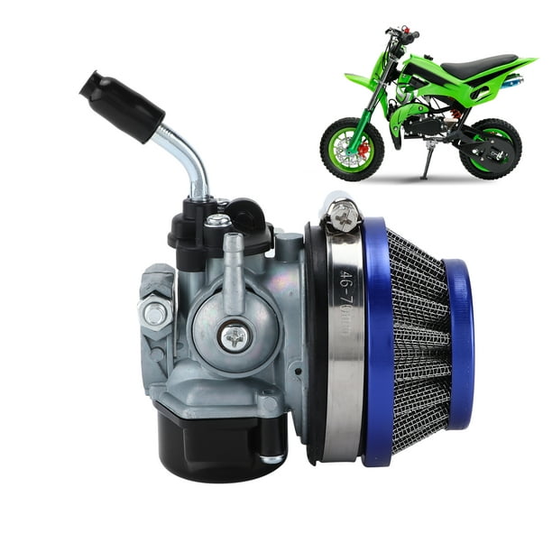  Conjunto de filtro de aire de carburador de 2 tiempos para 49  cc, 50 cc, 60 cc, 66 cc, 70 cc, 80 cc, motor de 2 tiempos, scooter  motorizado, mini bicicleta de bolsillo, Quad Chopper ATV : Automotriz