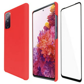 Funda Molan Cano Para Samsung S20 fe Super Fit Rigida color Rojo Mas Mica 9d Molan Cano Slim Case