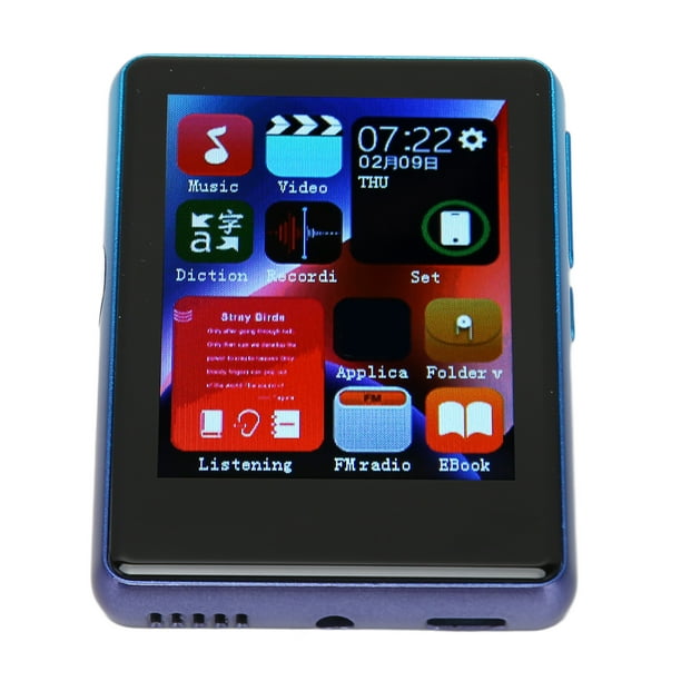 Reproductor MP3 con Bluetooth 5,0, pantalla táctil, Mini