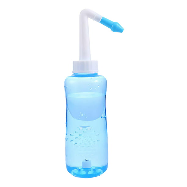  Garneck Limpiador de lavado de nariz Neti Pot 16.9 fl oz  Botella de lavado nasal Olla de limpieza nasal Olla de lavado sinusal  Irrigador de lavado de nariz Herramienta de limpieza