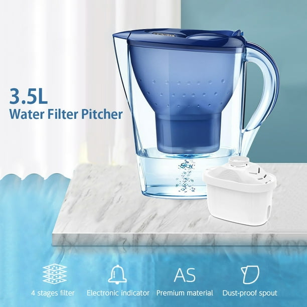 Jarra con filtro de agua 3,4 L