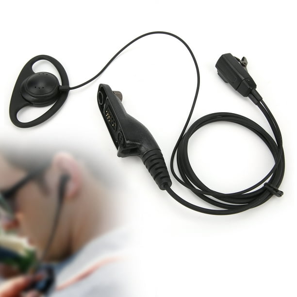 Auricular Walkie Talkie en forma de D, cómodo auricular Universal apto para  Motorola Xpr6500 Ticfox