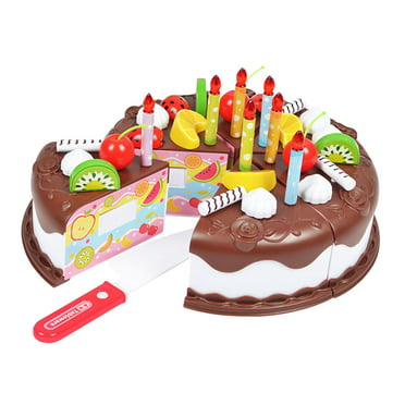 Juguetes para , juguetes de pastel de cumpleaños para , juguetes de cocina  para , juguetes de comida Sunnimix pastel de cumpleaños de corte de  bricolaje para niños | Walmart en línea