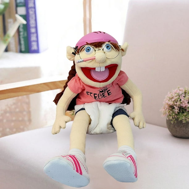 Jeffy Hand Puppet 19.69IN Figura Rellena Juguete Muñeco de Peluche Juguete  Regalo de cumpleaños para niños Ndcxsfigh