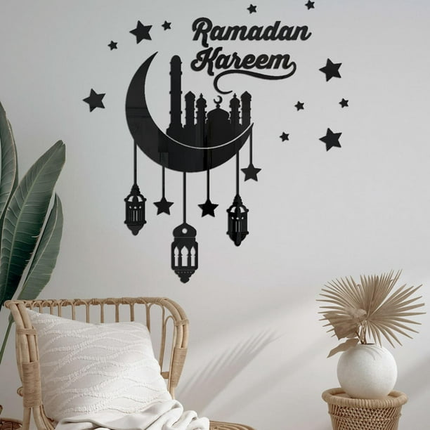Calcomanías para decoración de pared de Ramadán calcomanías de