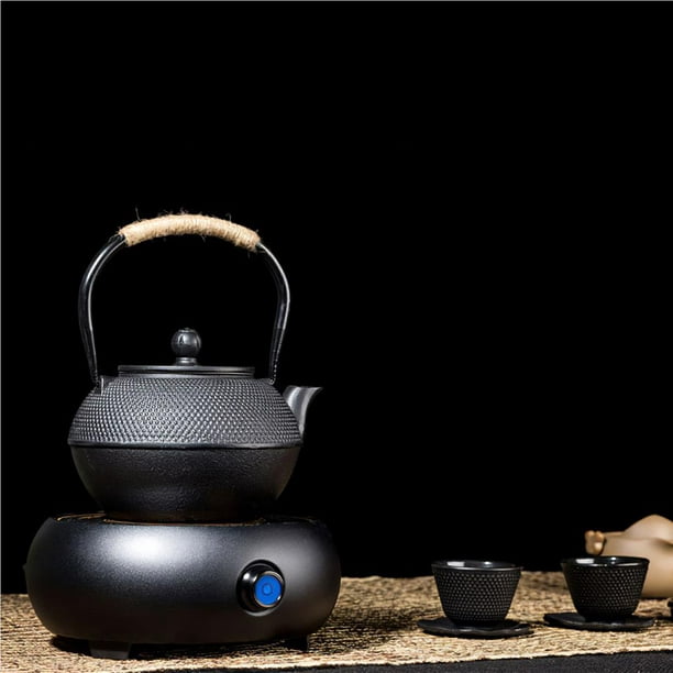 Naiovety Teteras de hierro, tetera de té duradera, teteras de té de  fundición japonesa, estilo japonés con infusor de acero inoxidable para té  de Barra de herramientas Naiovety HA019640-00