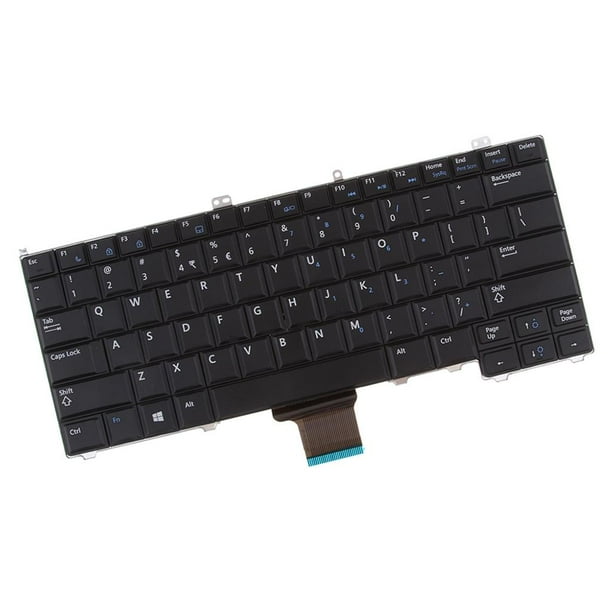 Teclado para Ordenador Portátil con Diseño EEUU, Retroiluminado, Duradero y  Rojo, para MSI GF63 8RD de Repuesto Perfke