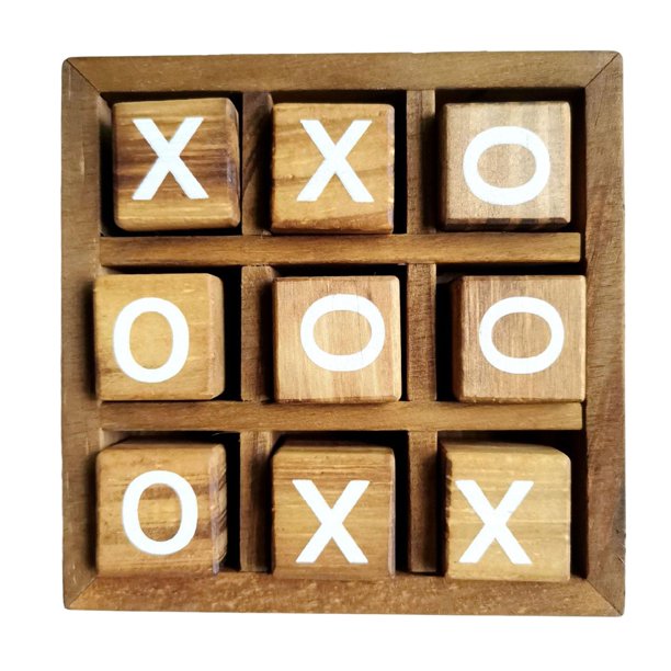 Jogo De Mesa De Centro De Madeira Tic Tac Toe Jogos