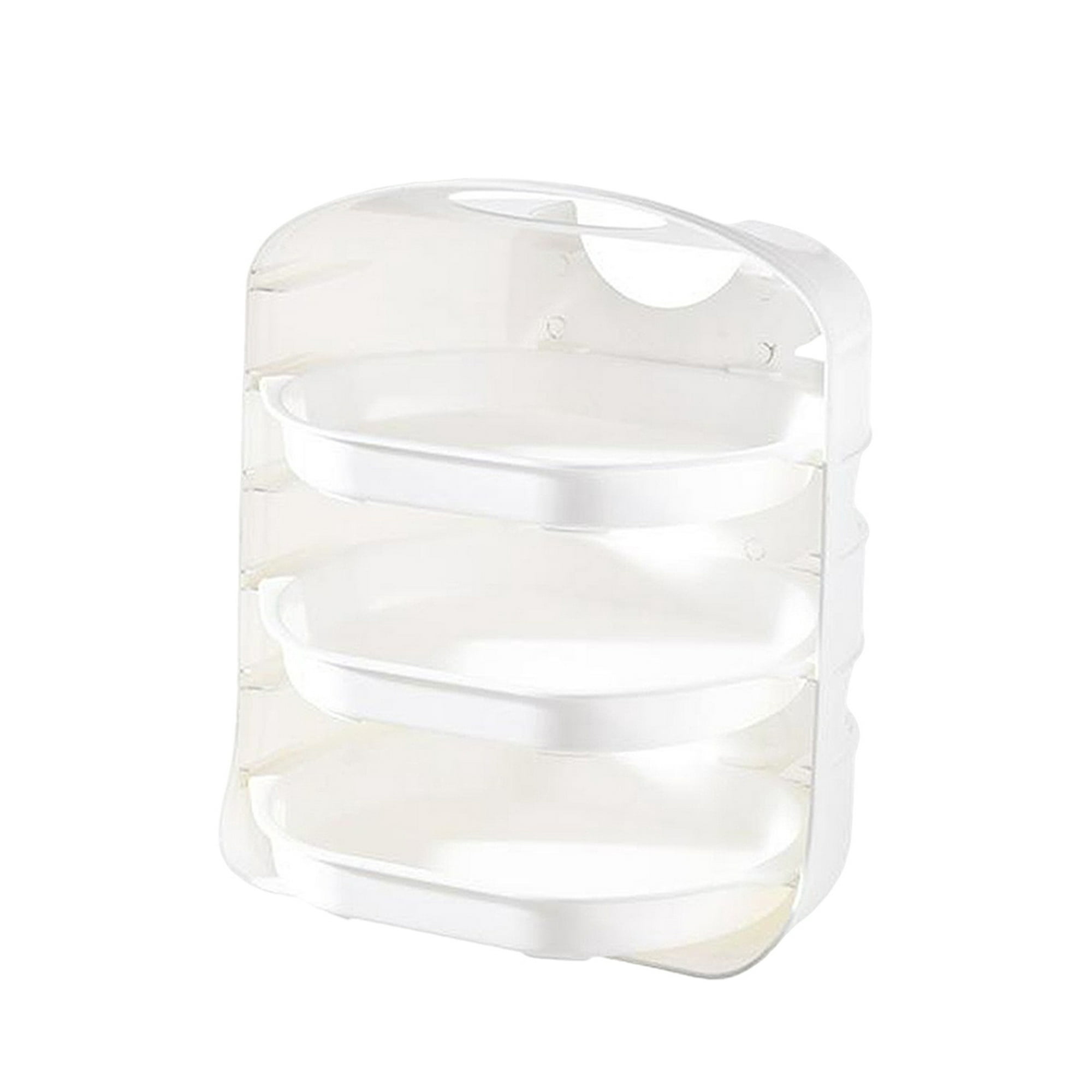 Multi-capa Superposable vajilla de almacenamiento bandeja soporte para cocina  organizador armario placa ahorrar espacio - Azul blanco 6 capas Sunnimix  rejillas para platos