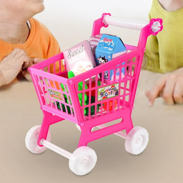  Mini juguete del carro del supermercado, modelo del carro de la  compra pequeño para la decoración de la cocina del hogar de los niños :  Juguetes y Juegos