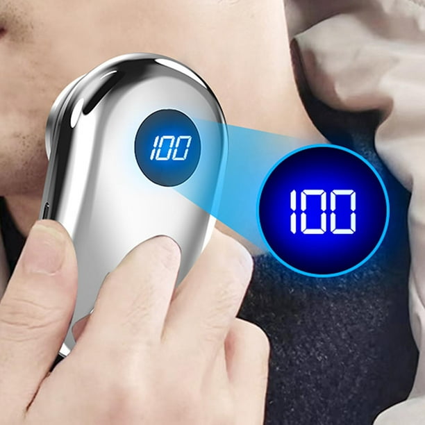 Afeitadora portátil USB impermeable para hombre, mini afeitadora eléctrica  portátil, tamaño bolsillo, lavable, mini afeitadora de viaje, mini