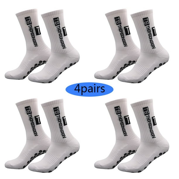 Calcetines de fútbol antideslizantes para hombre y mujer, medias de  silicona redondas con agarre de en unisex