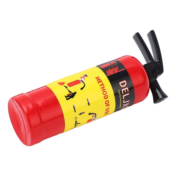 Aoutecen Mini juguete extintor de incendios, ligero y realista extintor de  incendios a control remoto, mano de obra fina para automóvil RC (rojo)