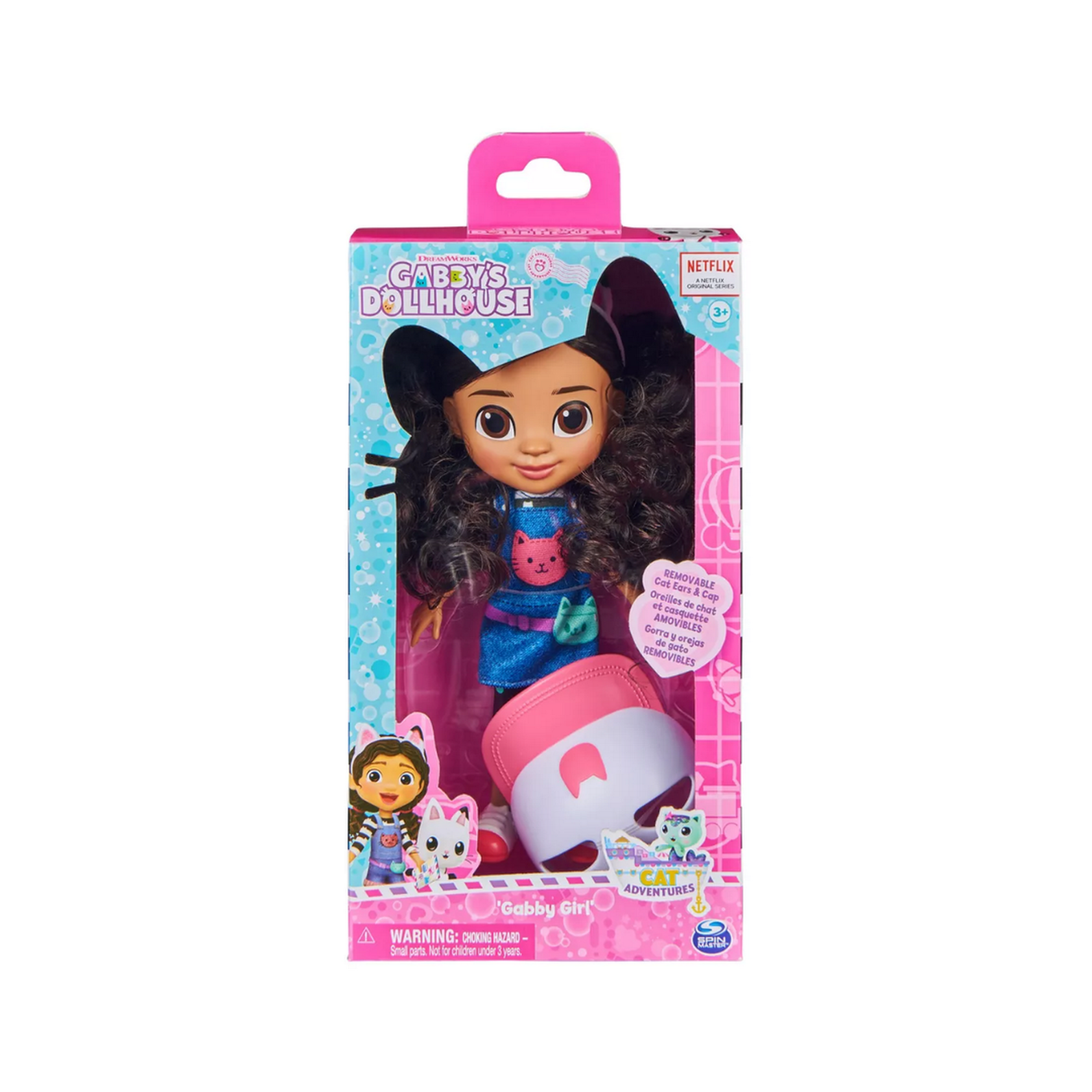  Gabby's Dollhouse, Juego de figuras temáticas de viaje con una  muñeca Gabby, 5 figuras de juguete de gato, juguetes sorpresa y accesorios  para casa de muñecas, juguetes para niños para niñas