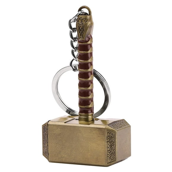 llavero de martillo de thor de marvel colgante de abrebotellas de metal mjolnir accesorios de moda de odin mitología nórdica arma regalos fivean unisex